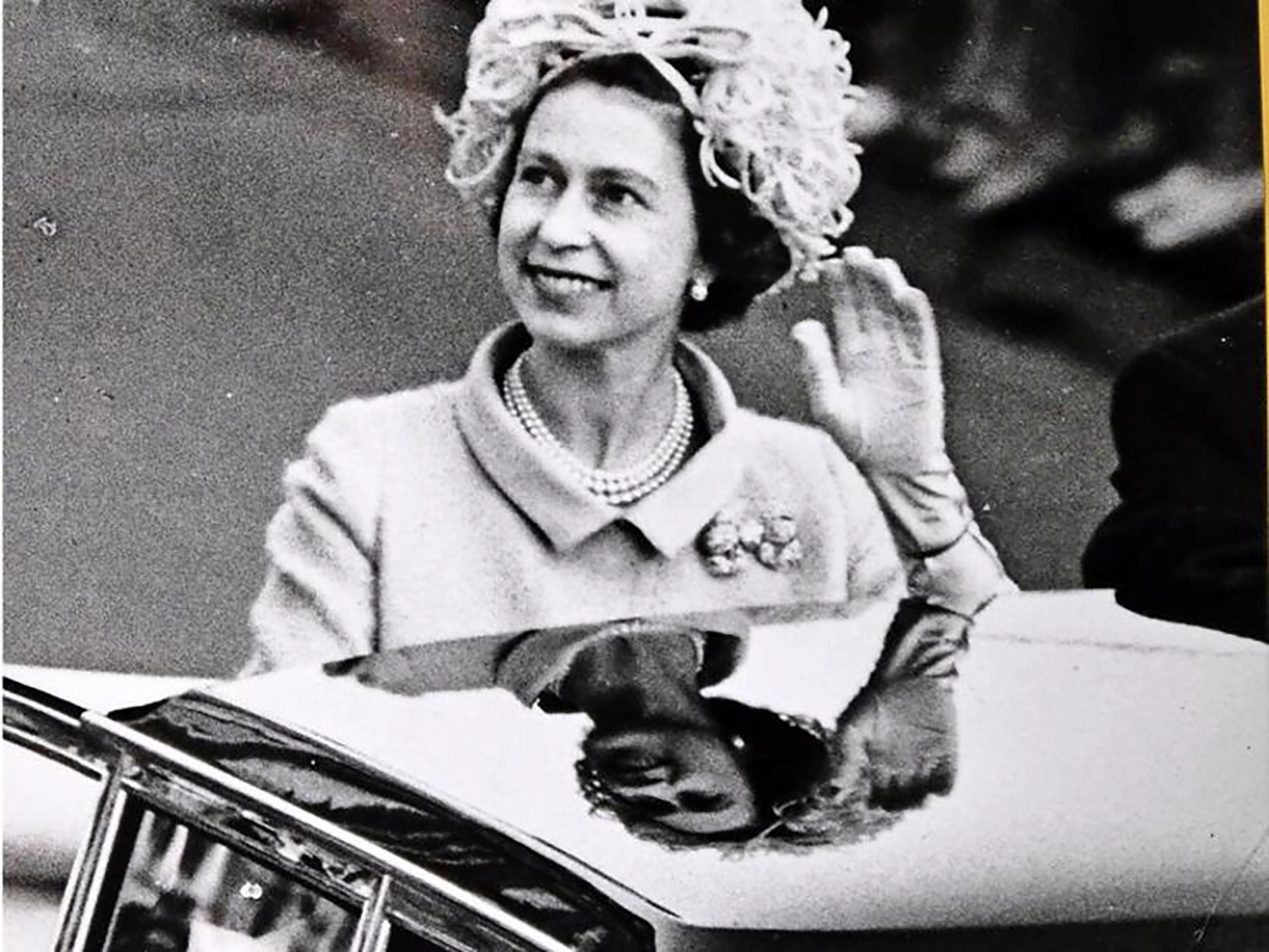 Joachim Giesel, Queen Elizabeth II, Hanover 1965.