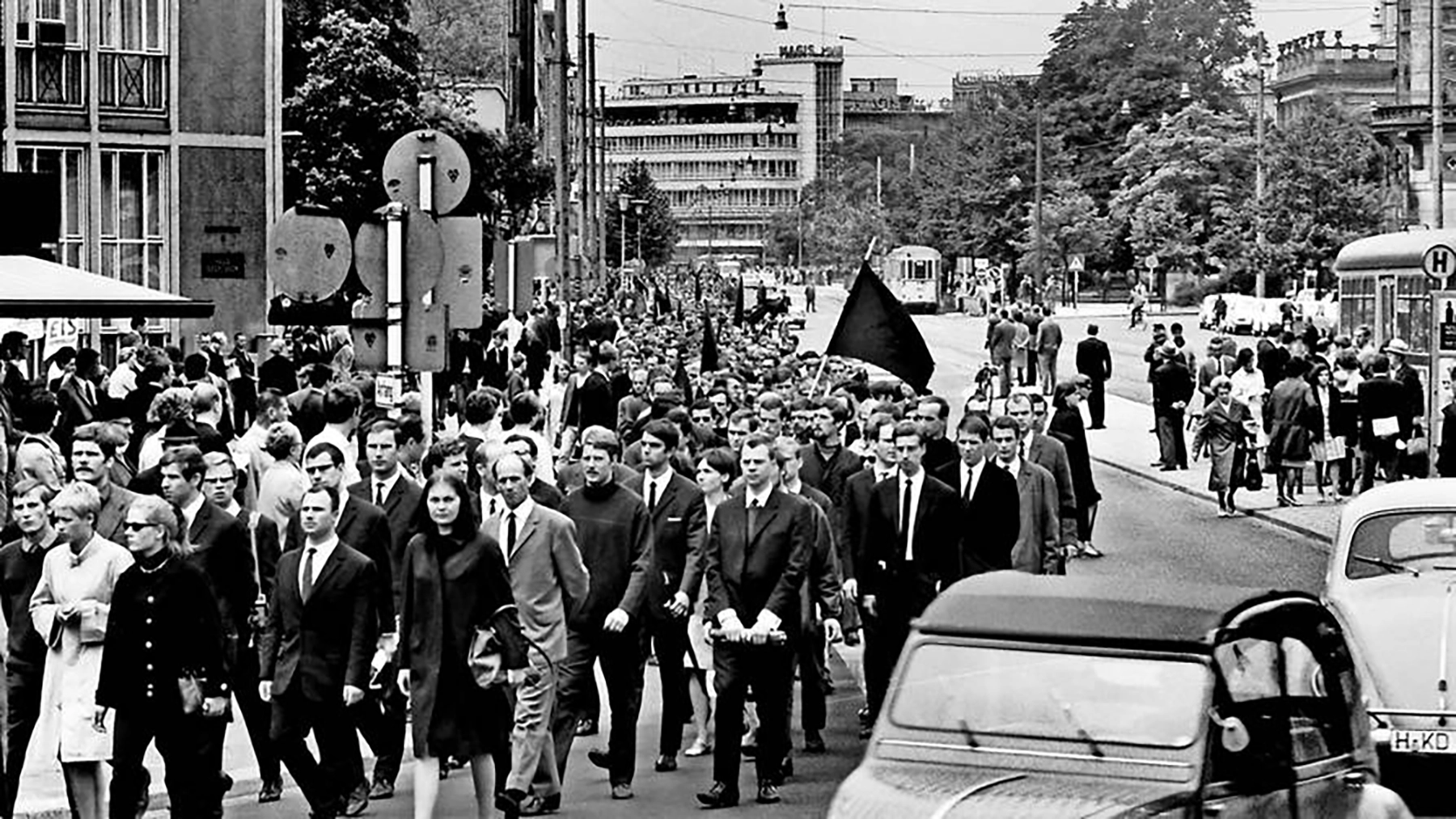 Joachim Giesel, Silent March for Benno Ohnesorg, Hanover 1967.