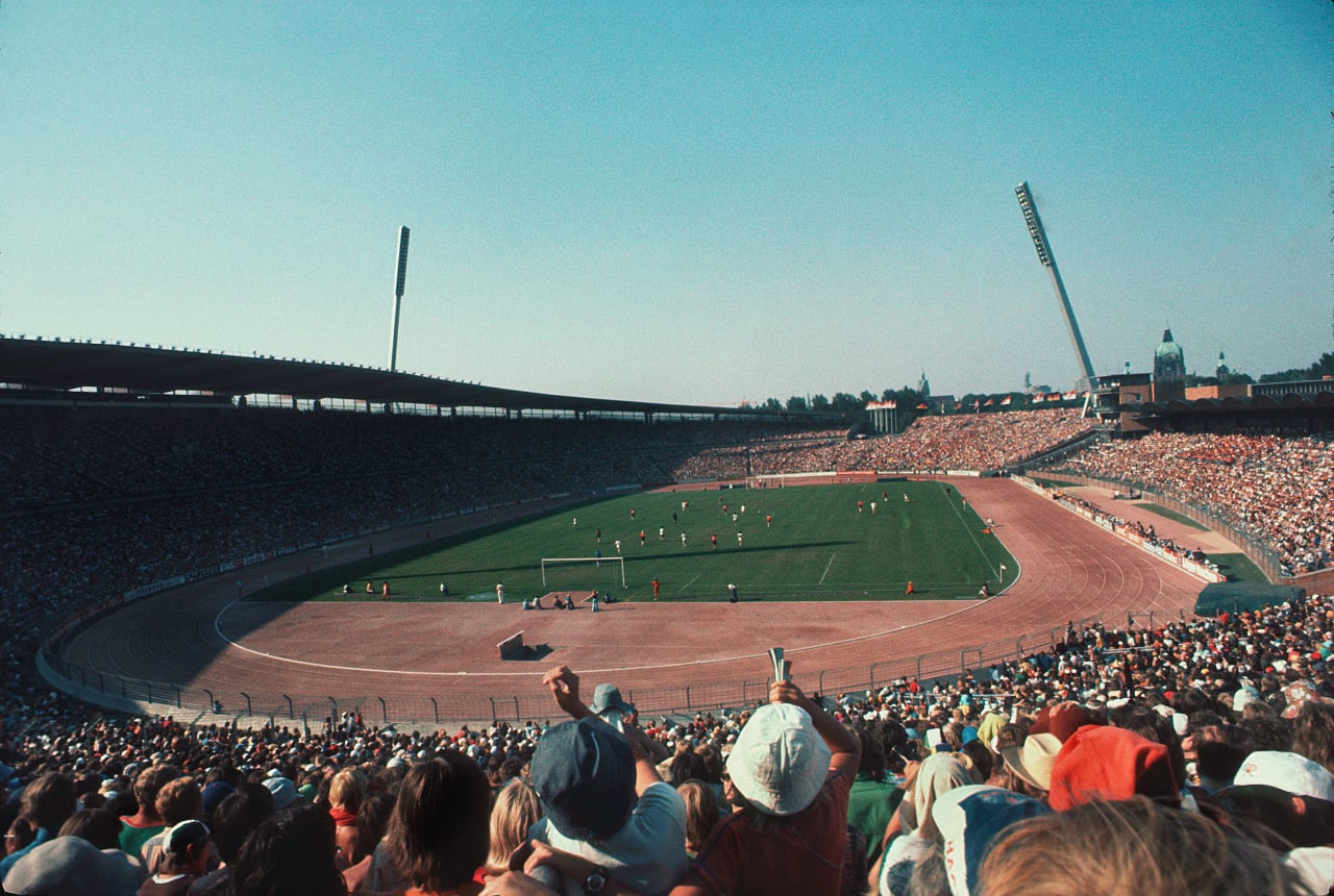 Joachim Giesel, Niedersachsenstadion, Hannover 1986.